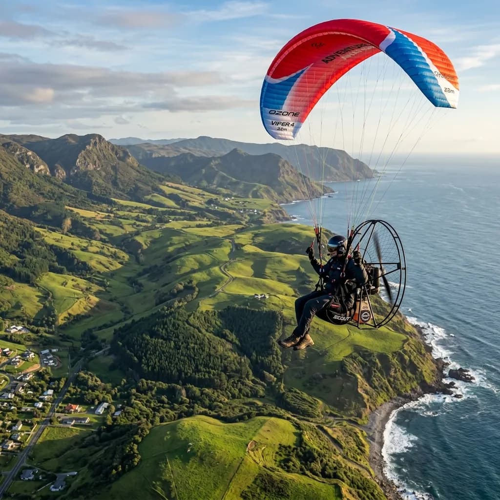 Paramotor Flight